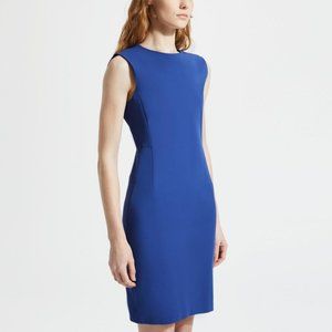 Theory Double Stretch Cotton Fitted Dress 2
